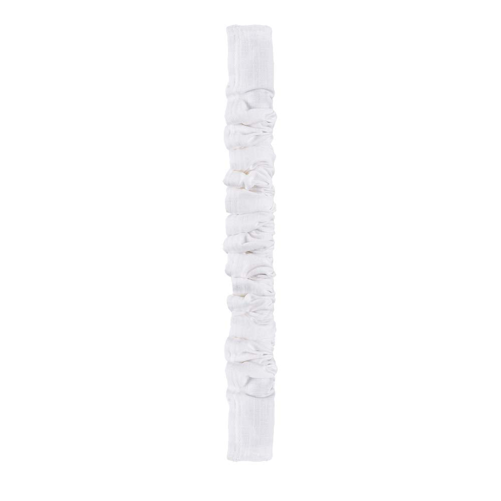 Chandelier Chain Cover Cord Cover 6 Feet Cotton Linen Effect Fabric Cream White Color