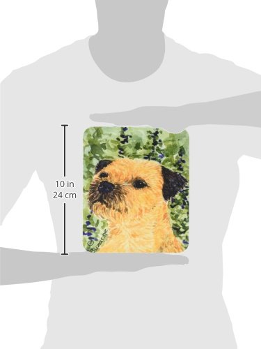 Caroline's Treasures SS8801MP "Border Terrier Mouse Pad, Hot Pad or Trivet" for Home Office Gaming Working Computers Laptop Mouse Mat,Washable Large