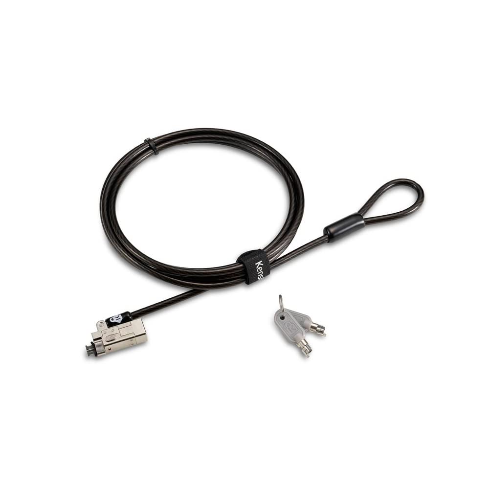 Kensington K65021WW Slim Nano Lock Head Design Wont Interfere With I/o Ports Or Raise The Device Off