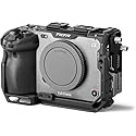 Tilta Full Camera Cage for FX3/FX30 V2 | Top Plate NATO Rail, Cold Shoe, 1/4""-20 and 3/8""-16 | Thumb Screw Design | Black