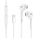 USB C Headphones for iPhone 15 16, Wired Earbuds Type C with Mic & Volume Control, In-Ear Earphones Wired USBC Ear Buds Compatible with iPhone 16/15