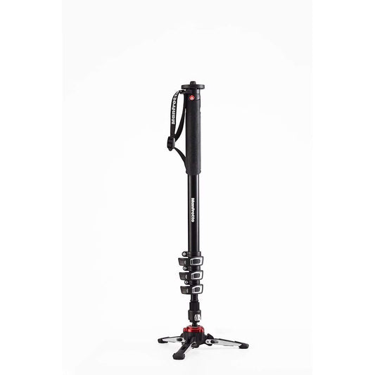 Manfrotto Xpro 4 Section Aluminum Video Monopod, Black (MVMXPROA4US)
