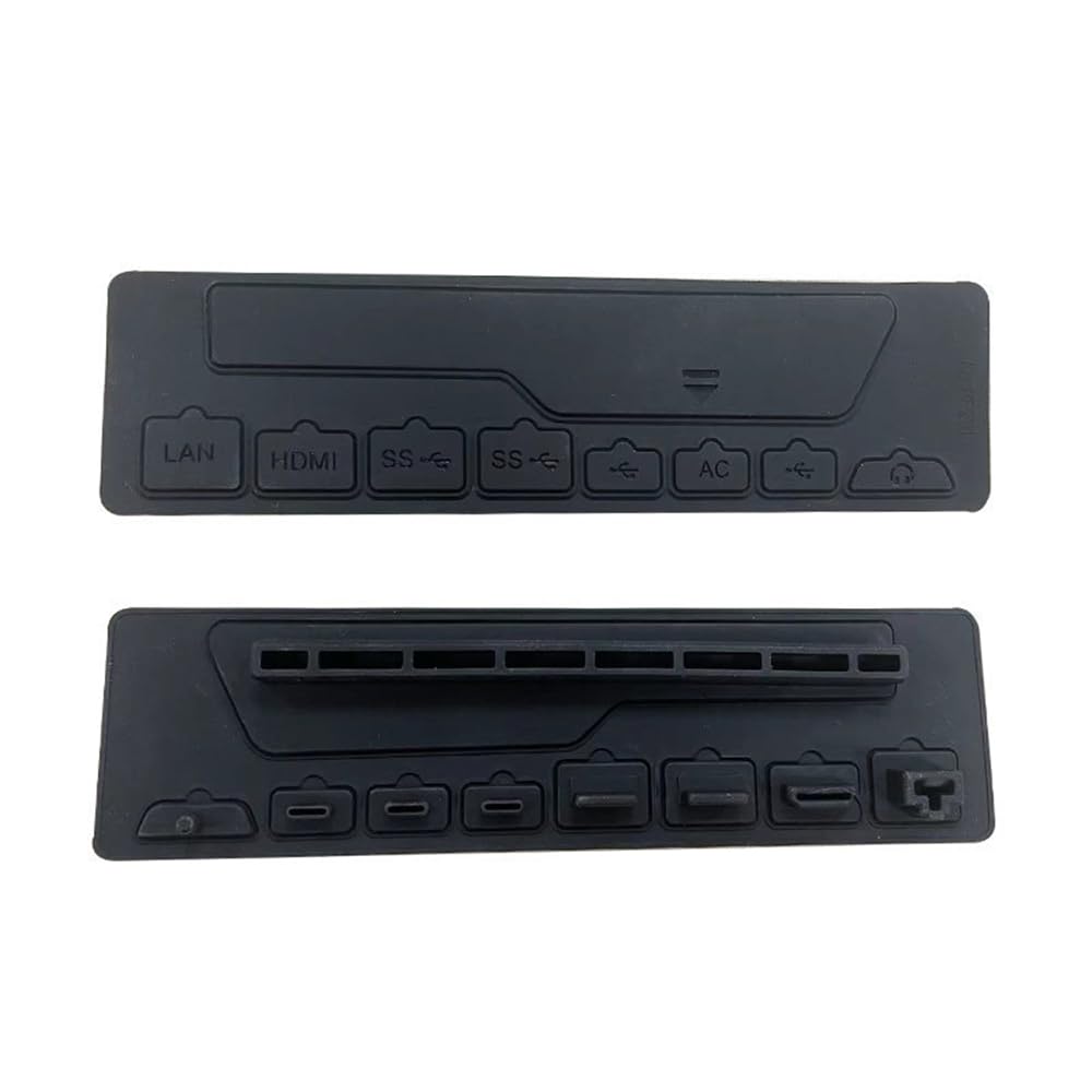 9Pcs Dust Plug For P5 Slim Console, Silicone Dust Protector Anti-Dust Cover Dust proof Plug Game Console Protective Cover Accessories