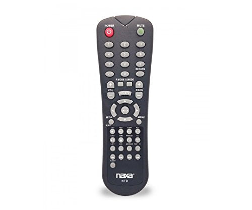 NAXA Original Replacement Remote Control for Naxa NT and NTD Model 12 Volt TVs and TV/DVD Combo Players