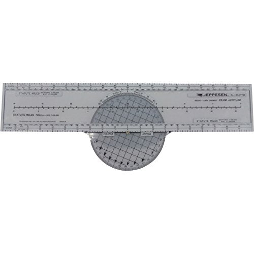 Jeppesen PJ-1 Rotating Azimuth Plotter Navigator Azimuth Plotter