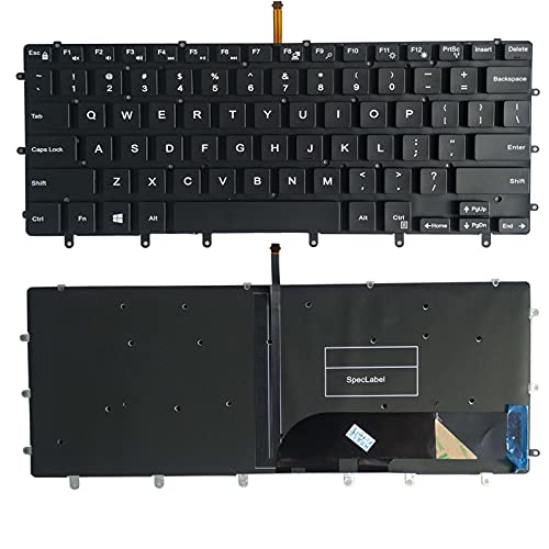 New Laptop Replacement Keyboard for Dell Precision 5510 M5510 US Layout