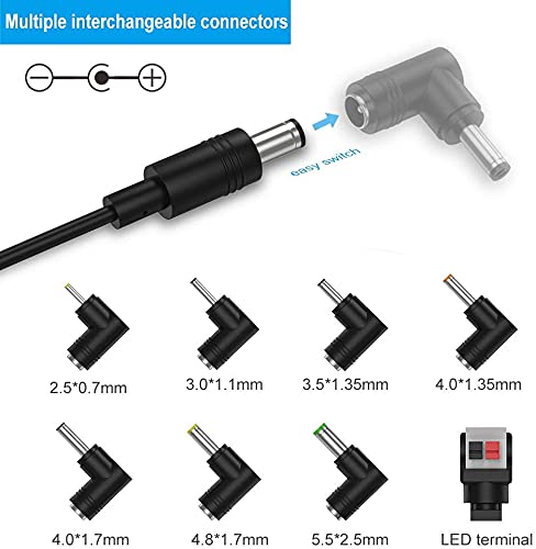 12V Car Charger Compatible with Portable DVD Player DBPOWER Sylvania RCA, Snailax Seat Cushion, Spectra S1 S2 Breast Pump Car Cigarette Lighter Power