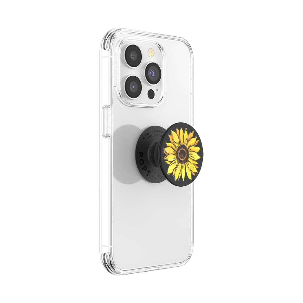 PopSockets Adhesive Phone Grip, Holder, Phone Stand, Flower - Sunnyside