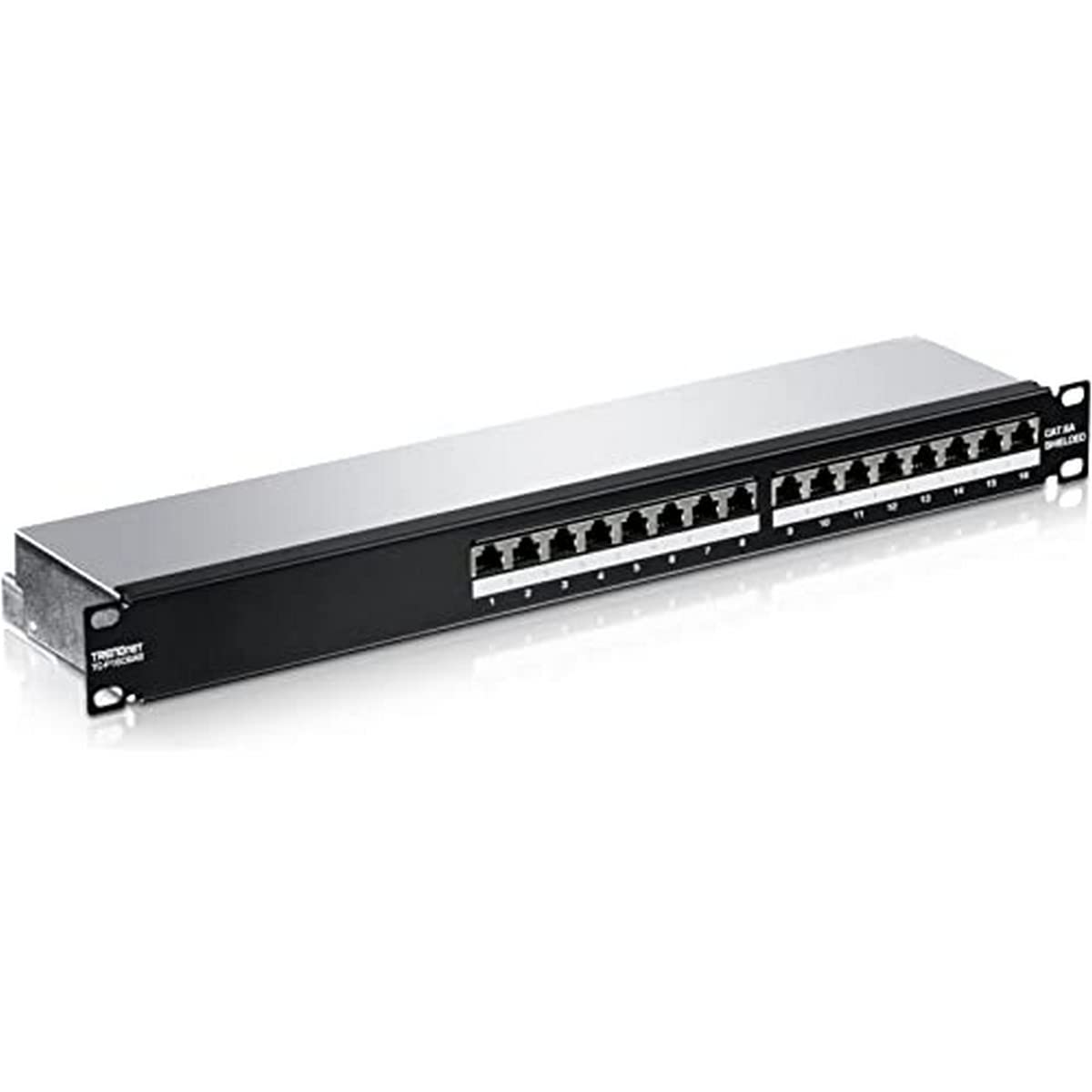 TRENDnet 16-Port Cat6A Shielded Patch Panel,TC-P16C6AS