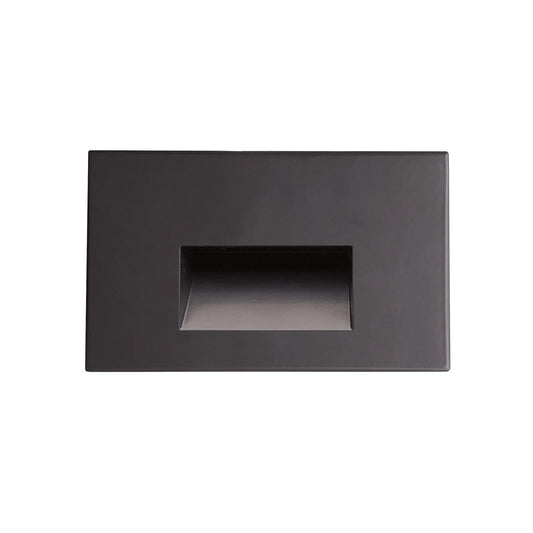 Nora NSW-740/30DBZ Ari LED Step Light with Horizontal Face Plate (Bronze, 3000K)