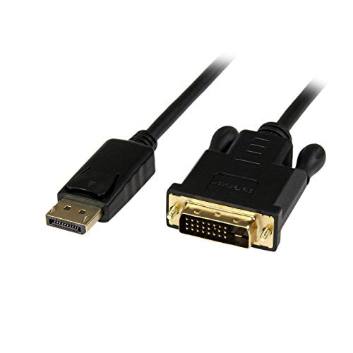 StarTech.com 6ft (1.8m) DisplayPort to DVI Cable - 1080p Video - Active DisplayPort to DVI Adapter Cable - DisplayPort to DVI-D Cable Single Link - DP