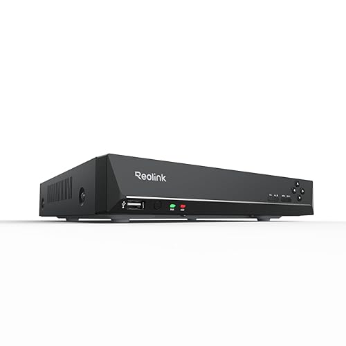 REOLINK 8CH Network Video Recorder for Home Security Camera System, Only Work with 16MP/12MP/4K/8MP/5MP/4MP REOLINK PoE IP Camera, 24/7 Recording