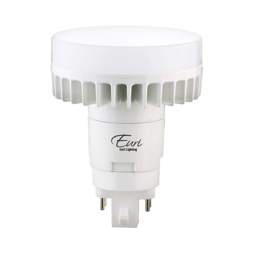 Euri Lighting EPL-2140Hv Non-Dim Hybrid (A+B) LED Vertical PL, G24Q, 12W (26W Equal) 1100lm, Bright White (4000K), 80 CRI, AC120-277V, 140° Angle,5YR