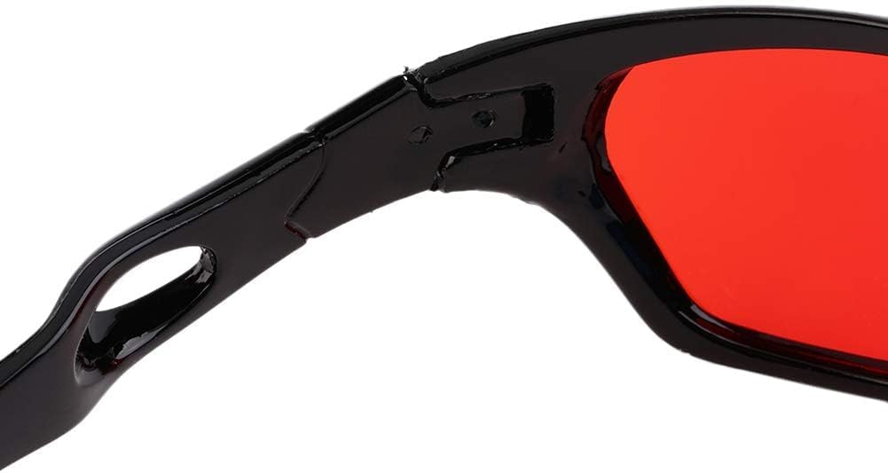 Vugyue 1Pcs Black Adult Black Frame Red Blue 3D Glasses, 3D Glasses for Dimensional Anaglyph Movie Game Accessories, 3D Viewing Glasses