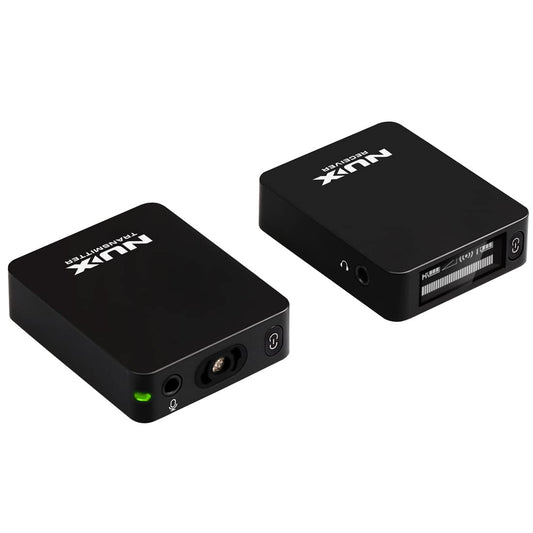 NUX B-10 Vlog Camera Wireless Microphone System, Wireless Lavalier Lapel Microphone System for Vlog Shooting, Live broadcasts