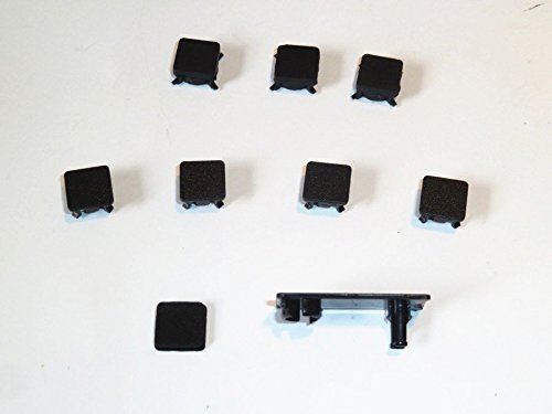 Gametown Rubber Feet Kit Cover Set for PS3 Slim Console 2000 3000 CECH-20XX CECH-30XX Series (Note: Not fit PS3 Slim CECH-40XX)