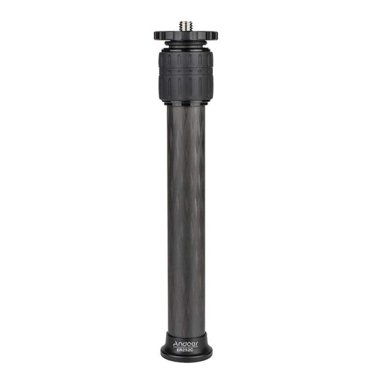 Andoer ER252 Tripod Extender Tube, 2-Section 25mm/ 0.98(Diameter) Carbon Fiber Center Column Extension Tube, Compatible with All Zhiyun, FeiyuTech
