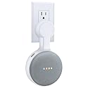 AMORTEK Outlet Wall Mount Holder for Google Home Nest Mini (1st & 2nd Generation), A Space-Saving Accessories for Google Home Mini Voice Assistant