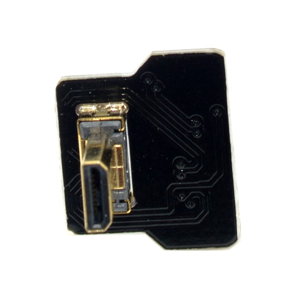 JSER CYFPV Micro HDMI Type D Male Down Angled 90 Degree for FPV HDTV Multicopter Aerial Photography