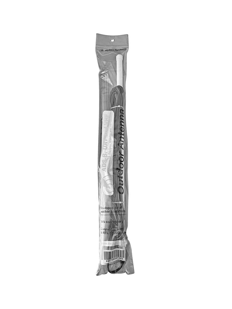 AirNav Radar ADS-B 1090 MHz, UAT 978 MHz and VHF Airband Outdoor Antenna with SMA Connector