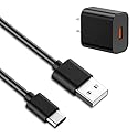 USB-C Charge Cable Cord Wire & Wall AC Adapter/Fast Charger for New Beats Flex, Studio Buds, Fit Pro, Sony, JBL, Bose, Raycon & Other Rechargeable