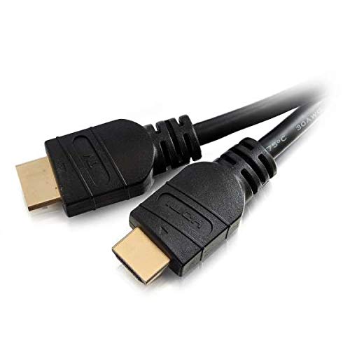 C2G HDMI Cable, 4K, High Speed & Active HDMI Cable, CL3, 60Hz, 15 Feet (4.57 Meters), Black, Cables to Go 41412