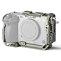 Tilta Full Camera Cage for FX3/FX30 V2 | Top Plate NATO Rail, Cold Shoe, 1/4"-20 and 3/8"-16 | Thumb Screw Design | Titanium Gray