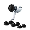 Comply Limited Edition Foam Replacement Earbud Tips for Apple AirPods Pro 1 & 2, Black, (S/M/L) (3 Pairs)