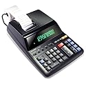 Sharp 12-Digit Print Calculator Desktop Size Adding Machine, Perfect for Everyday Use and Office, Bright, Large Easy-to-Read Numbers on Both The