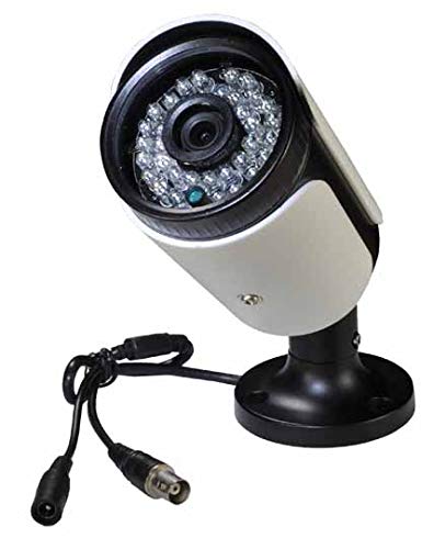 ansice Wired Waterproof CCTV Camera Analog Home Surveillance System 3.6mm 1000TVL CMOS with IR-Cut IR Day Night 36 Infrared LEDs Outdoor Camera
