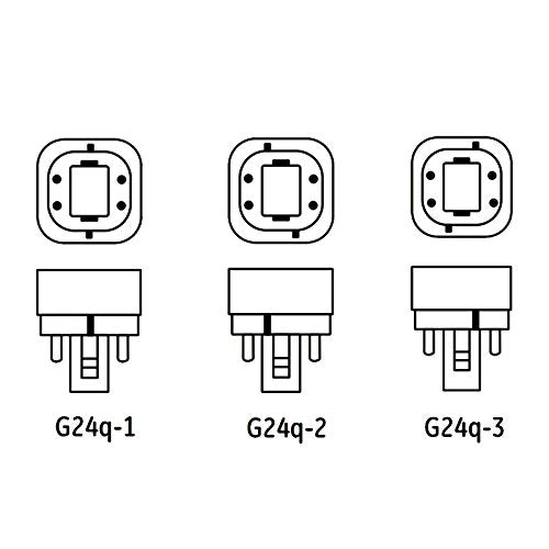 Ushio 3000137 - CF26DE/841-26W 4100K - 4 Pin G24q-3 Base - Double Tube CFL