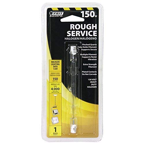 Warm White 3000K Halogen Bulb, 150W, T3 R7 Base by Feit Electric