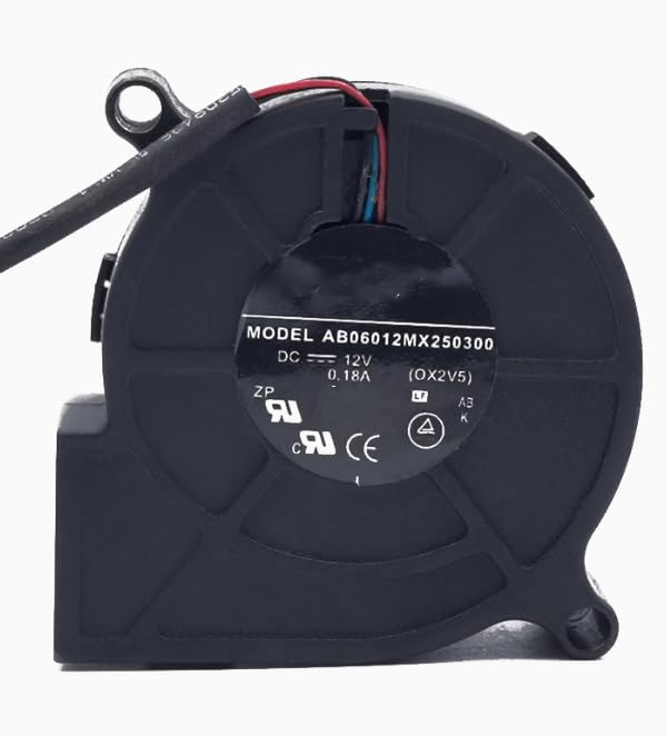 AB06012MX250300 60X60X25MM 6CM 12V 0.18A 2.16W 3-Wire Projector Turbo Fan
