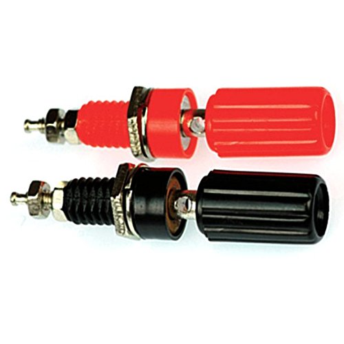 CESS Amplifier Terminal Connector Binding Post Banana Plug Jack Socket Panel/Chassis Mount Connectors - Length:1.8" (4 Pack)