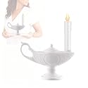 LinkAmoreVibe 2pcs Nurse Graduation Lamp, Flameless LED Candle with Ceramic Base, Memorial Light for Funeral, Vigil & Moment of Silence, Nurse
