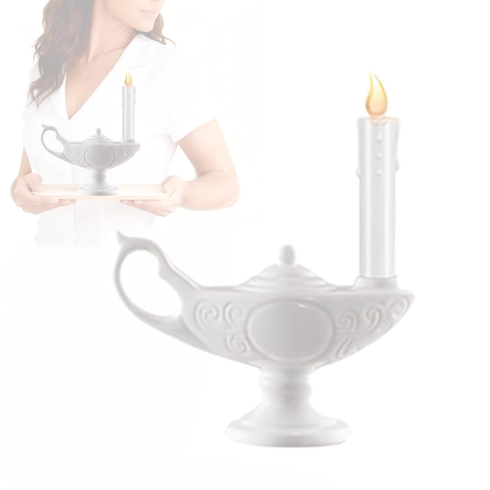 LinkAmoreVibe 2pcs Nurse Graduation Lamp, Flameless LED Candle with Ceramic Base, Memorial Light for Funeral, Vigil & Moment of Silence, Nurse