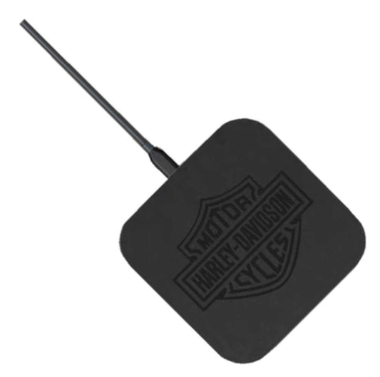 Harley-Davidson Heritage Series - Qi Charging Pad w/Debossed B&S Logo 09523