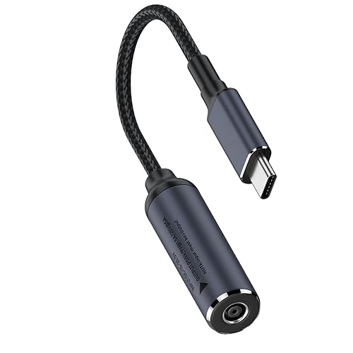 DC 4.5mm x 3.0mm Female Input to USB C PD Male Power Charging Cable,100W DC4506 to USB Type-C PD Output 5V/9V/20V Cable with PD Chip Inside, Charging