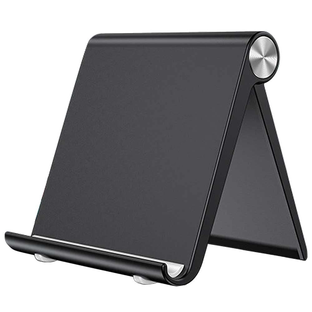 VOVIGGOL Cell Phone Stand Holder, Cellphone Holder Adjustable Desktop Phone Stand for Desk, Foldable Phone Cradle Dock Mobile Stand for iPhone iPad