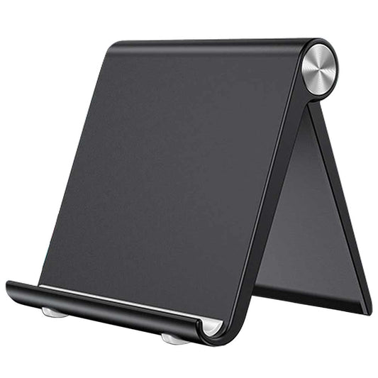 VOVIGGOL Cell Phone Stand Holder, Cellphone Holder Adjustable Desktop Phone Stand for Desk, Foldable Phone Cradle Dock Mobile Stand for iPhone iPad