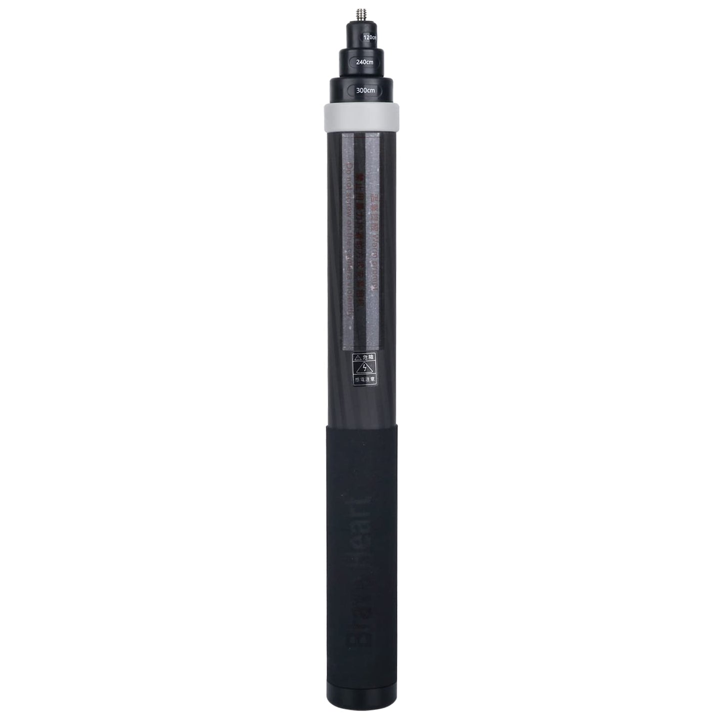 Rukkawwa 36cm Extended to 3m Super Long Carbon Fiber Invisible Selfie Stick for Insta360 for Insta 360 X5 X4 X3 X2 ONE R/RS for GoPro max for DJI OSMO