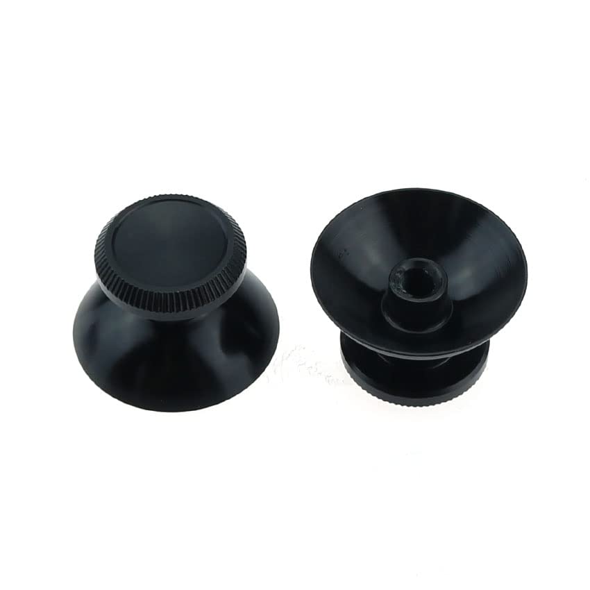 VizGiz 3 Pair Joystick Caps Replacement Aluminum Alloy Metal Mushroom Cap Cover Analog Thumb Grip Stick Cover Thumbstick Repair Rocker DIY for Xbox