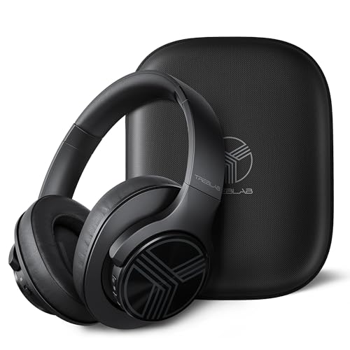 TREBLAB Z2 Wireless Over Ear Headphones Bluetooth, Hybrid ANC, 35H(Renewed)
