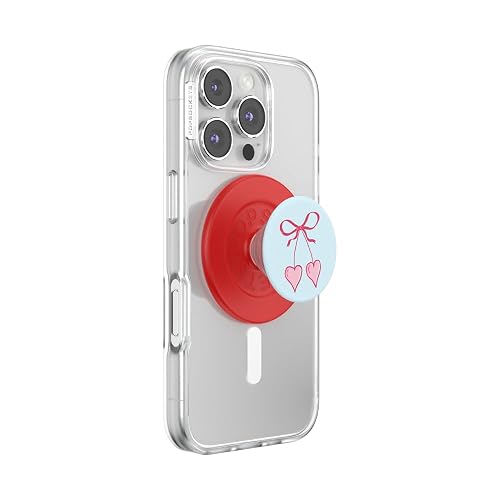 PopSockets Phone Grip for MagSafe, Magnetic Holder, Phone Stand, Heart - Simply Sweet Hearts