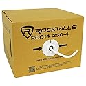 Rockville RCC14-250-4 14 AWG 250ft 4 Conductor CCA Speaker Wire, CL2 in-Wall Rated, Flexible PVC Jacket, High-Strand Count, for Home Theater