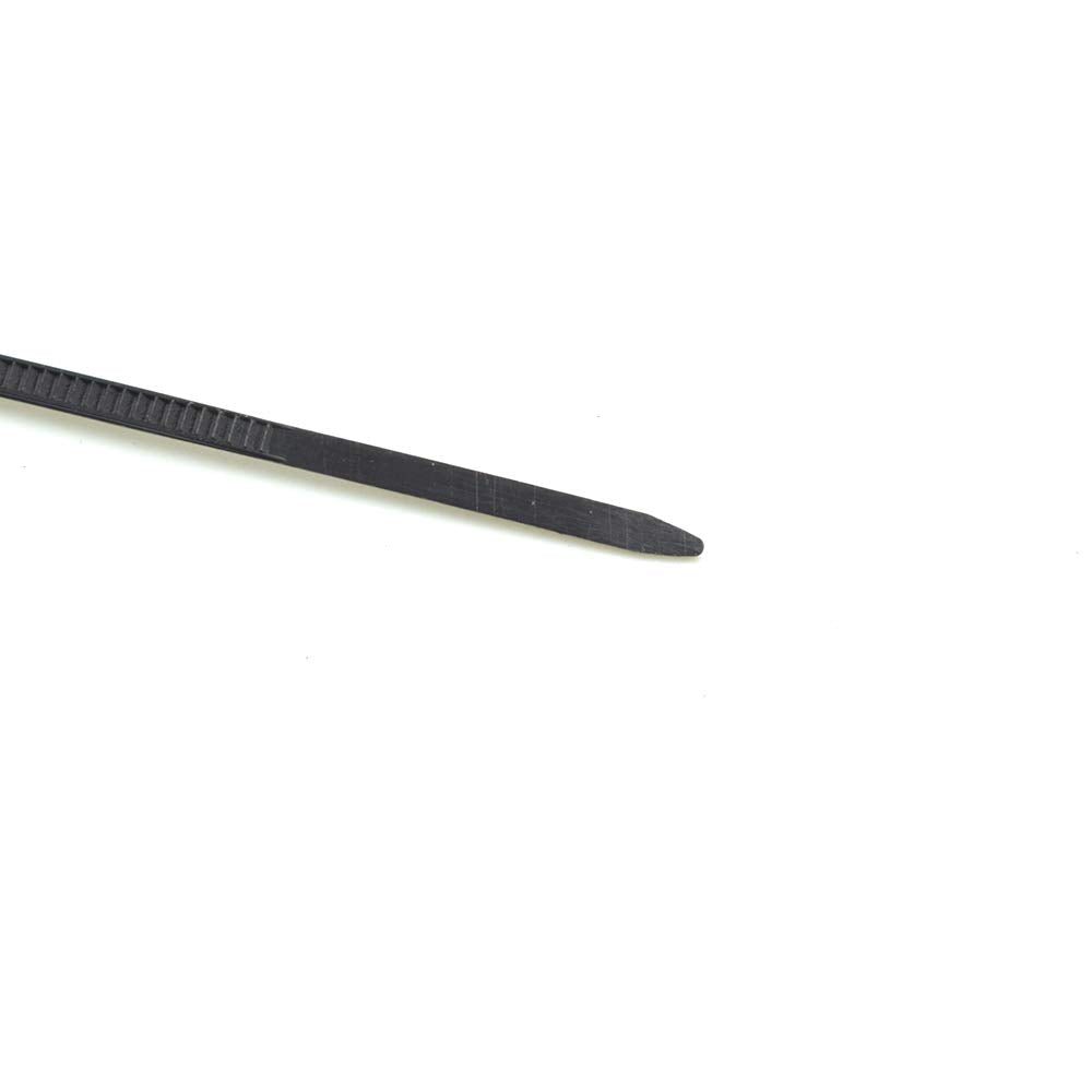 PHITUODA 3 x 200mm Multi-Purpose Nylon Zip Tie with Self Locking Cable Ties BLACK 200Pcs