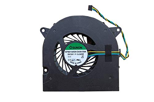 Z-one Fan Replacement for Lenovo All in One 510-22ASR 510-23ASR 520-22IKU 520-22IKL 00XD821 CPU Cooling Fan EF90150SX-C030-S9A 4-Wire 4-pins