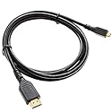NTQinParts Micro HDMI 4K A/V TV Video Cable Cord for AKASO Brave 7 LE 4K30FPS 20MP WiFi Action Camera