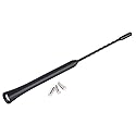 Keenso Universal 9 Inches Car Replacement Radio Antenna with Screws Rubber & Aluminum, Easy Installation