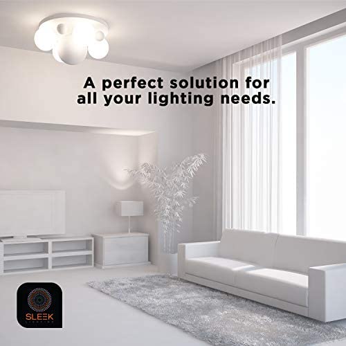 SLEEKLIGHTING E26 Standard Screw Base 23W Spiral CFL Light Bulb Neutral White